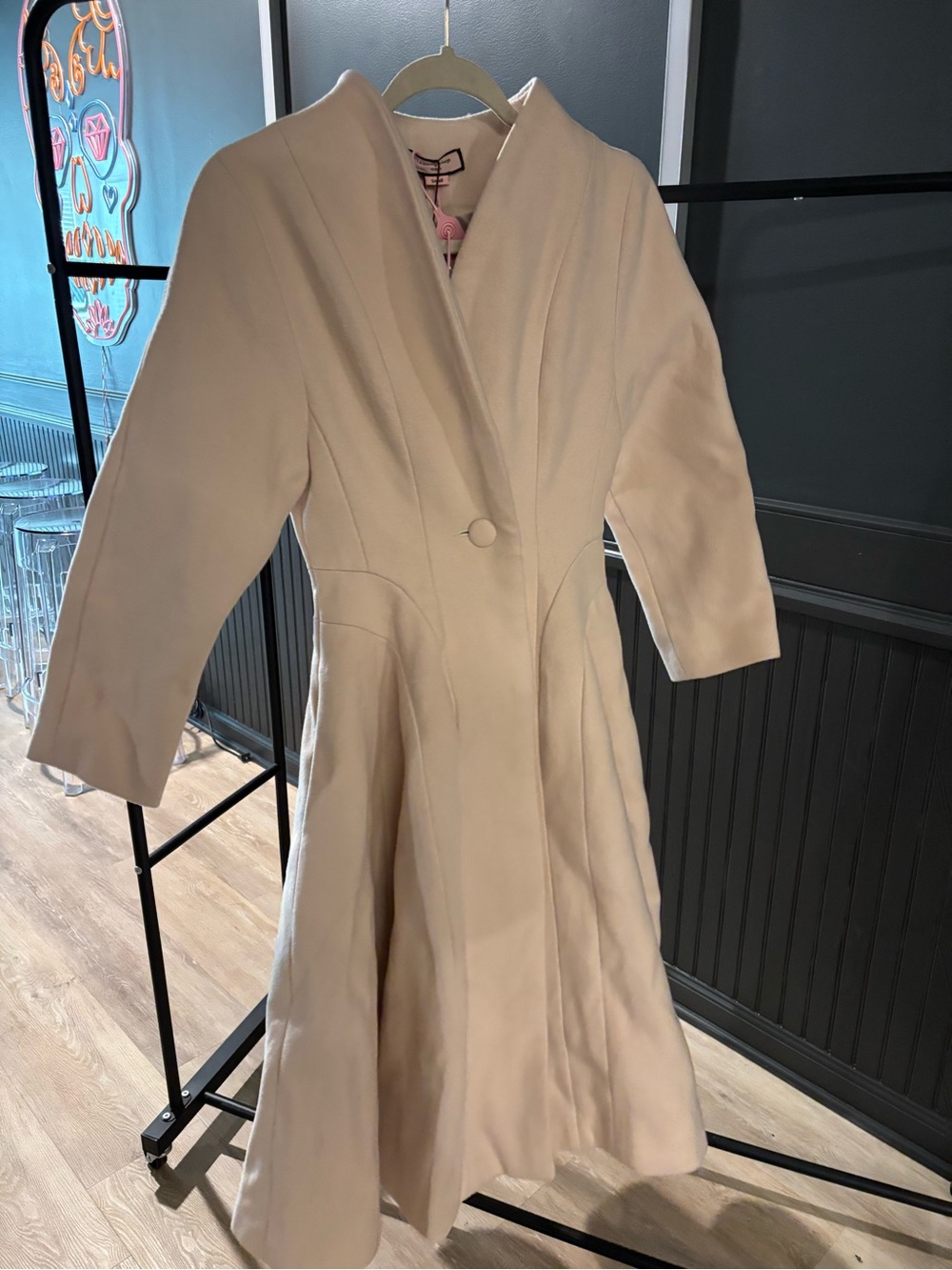 Le Palais Vintage "Winnie" princess-style dress coat. Size small.